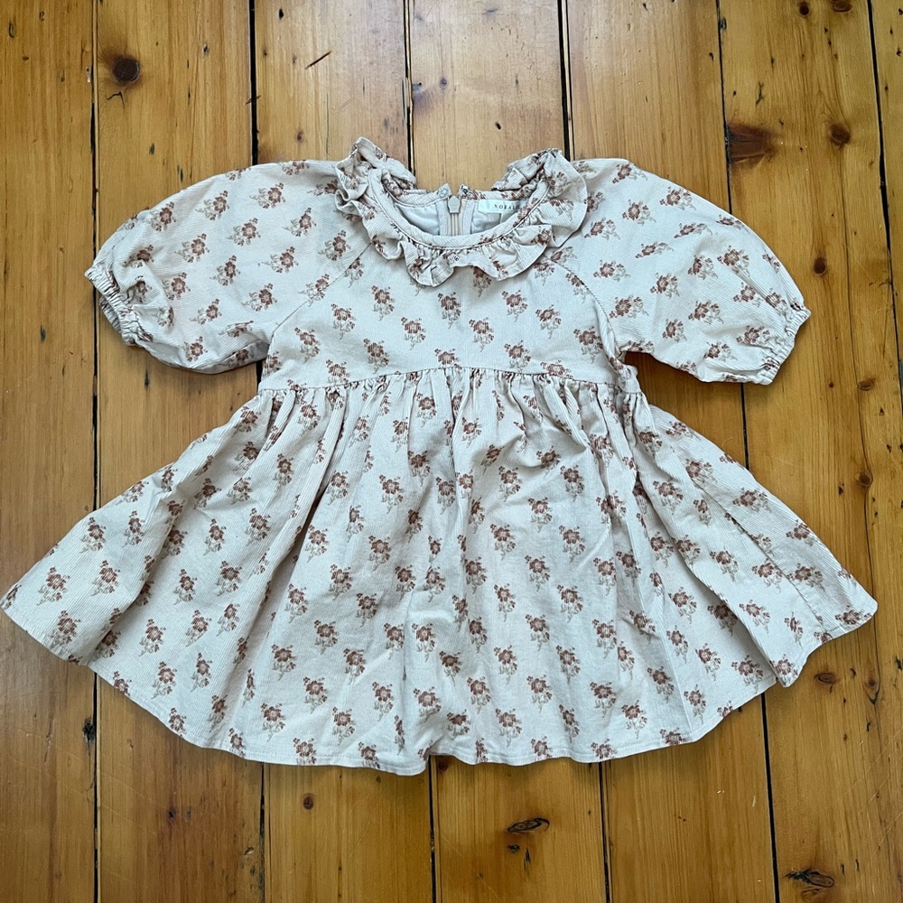 Noralee Corduroy Floral Dress 18M
